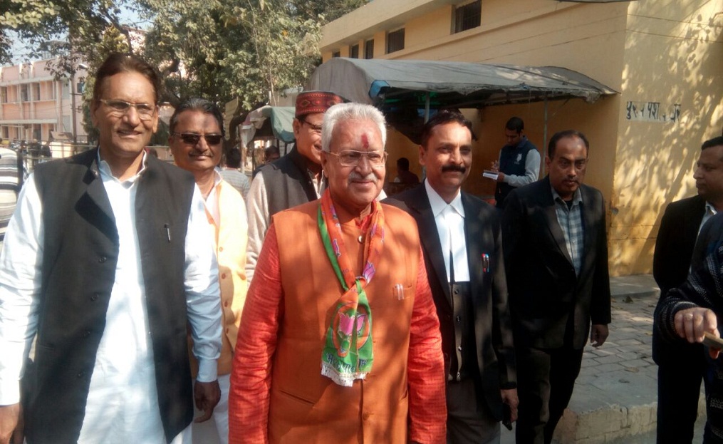 meerut nomination Laxmikant Bajpai