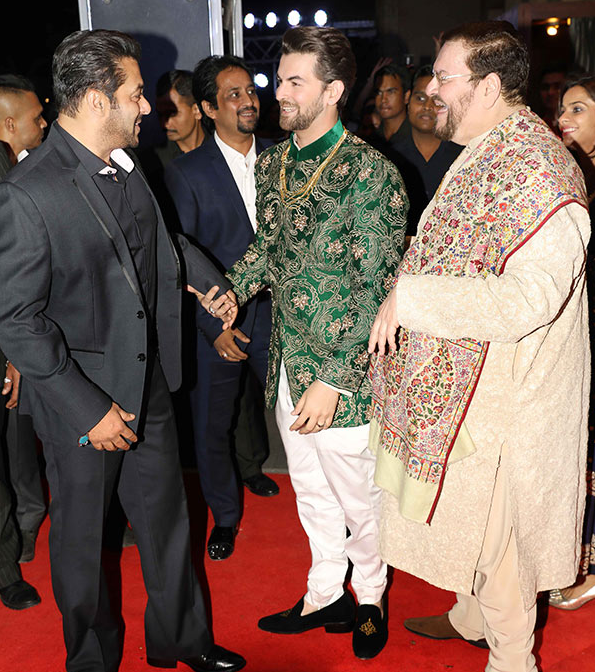 nil nitin mukesh reception
