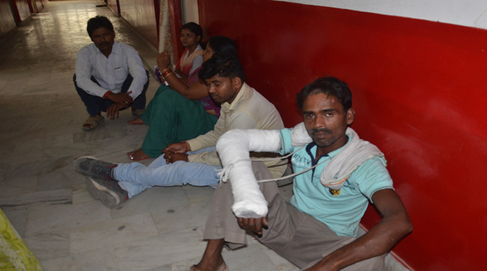 ssp office lucknow Crowds of victims