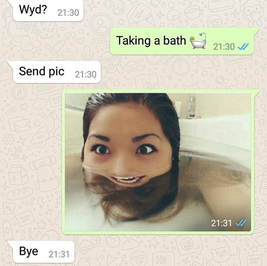 woman bath