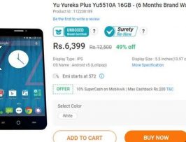 1- Yu Yureka Plus Yu5510A
