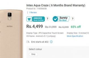 2- Intex Aqua Craze