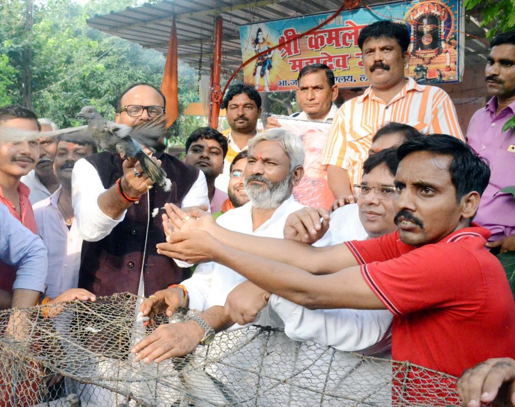 home minister rajnath singh 68th birthday celebration in lucknow