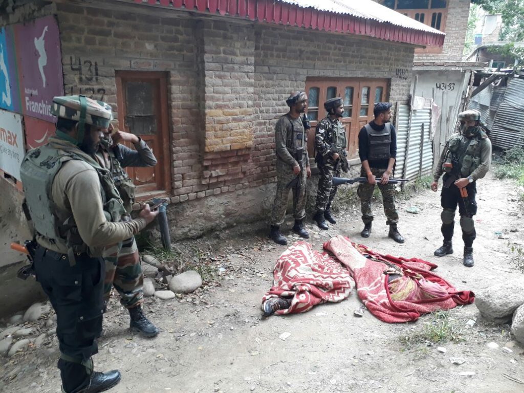 Terrorists Killed in Tahab , Pulwama Encounter