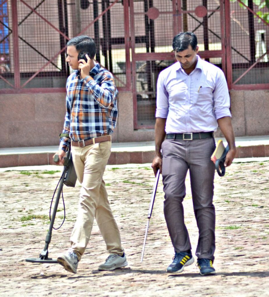 security checking at gola gokarannath temple