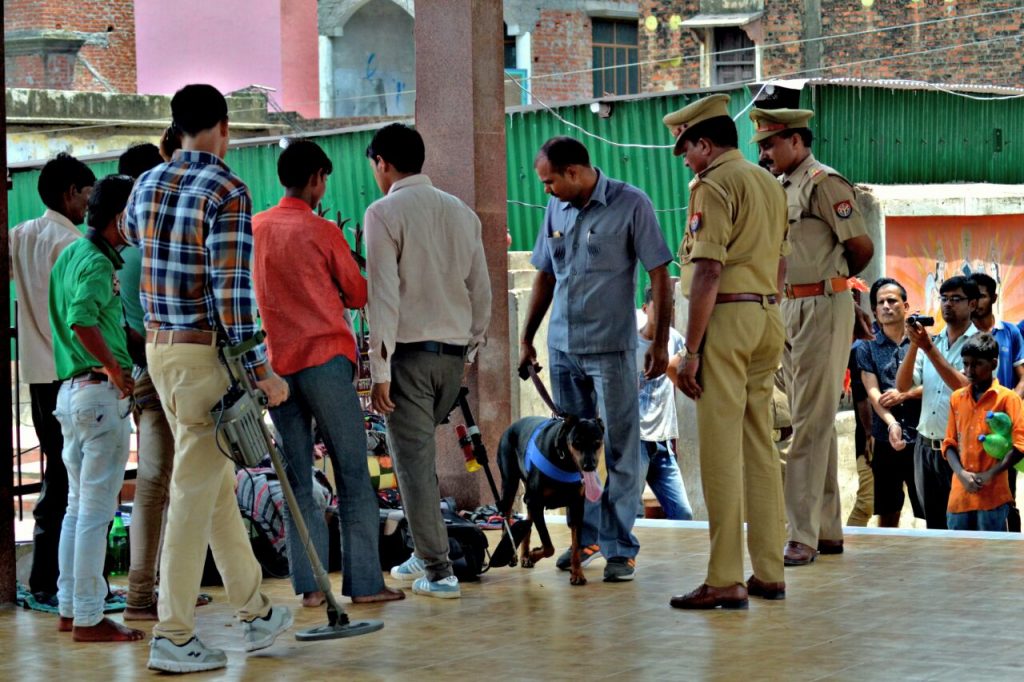 security checking at gola gokarannath temple