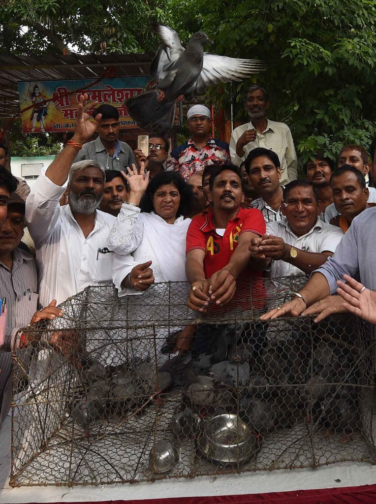 home minister rajnath singh 68th birthday celebration in lucknow