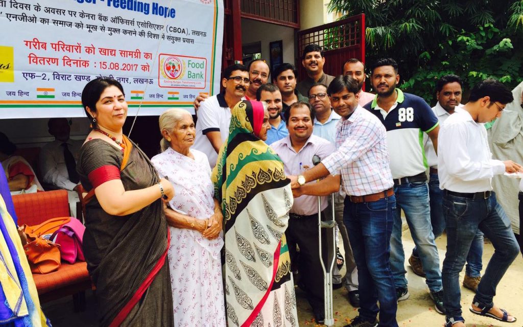 independence day celebrations at Canara Bank Office Lucknow