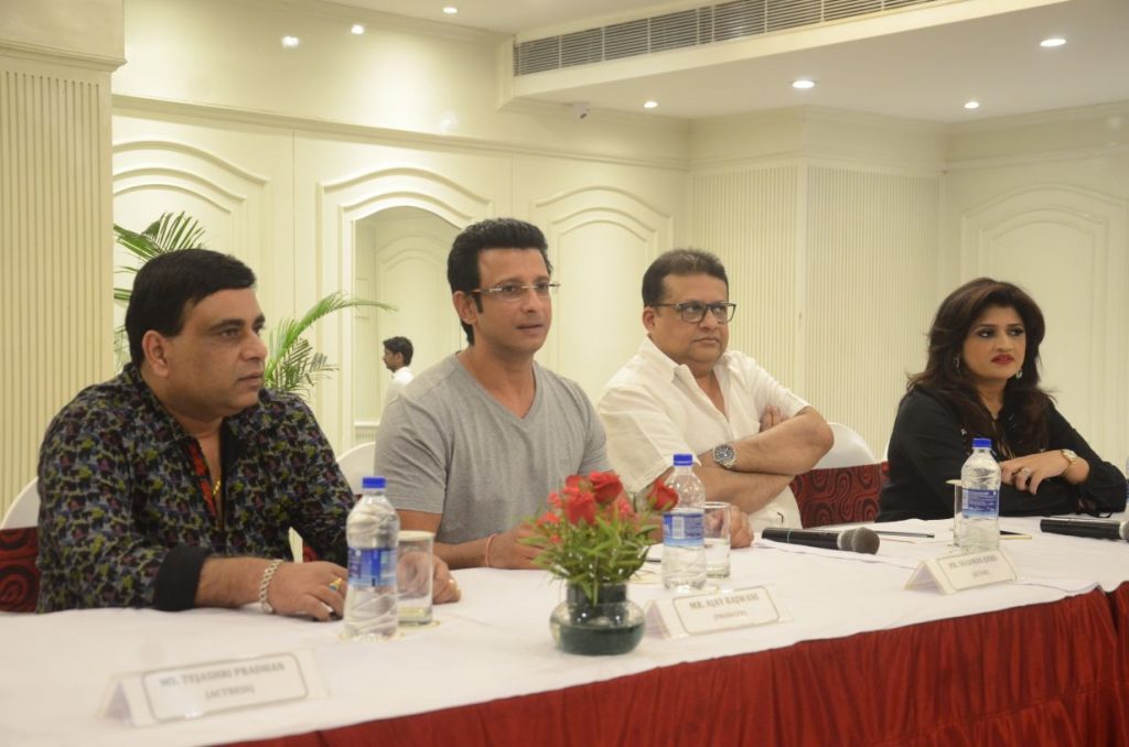 Stars in Lucknow :Press Conference for Babloo Bachelor