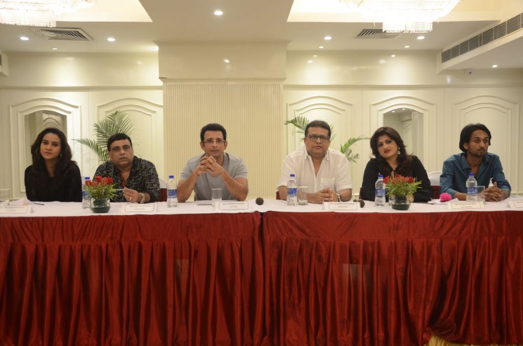 Stars in Lucknow :Press Conference for Babloo Bachelor