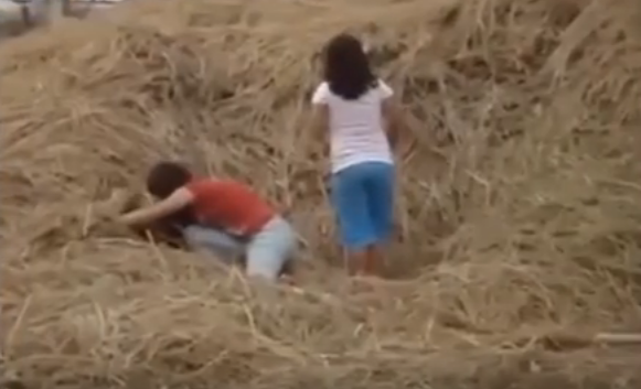Girls Stealing eggs