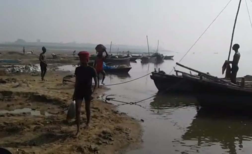Illegal sand mining mirzapur