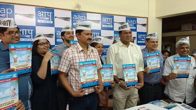 aap goa manifesto launched