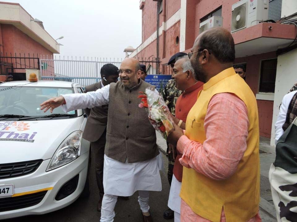 amit shah lucknow visit
