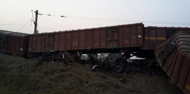 train derailment near unnao