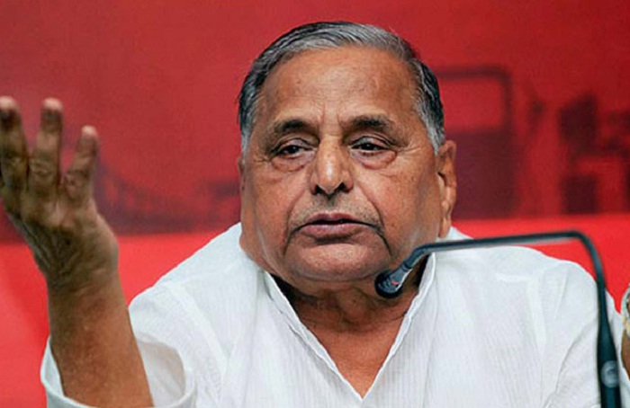 mulayam singh leaves