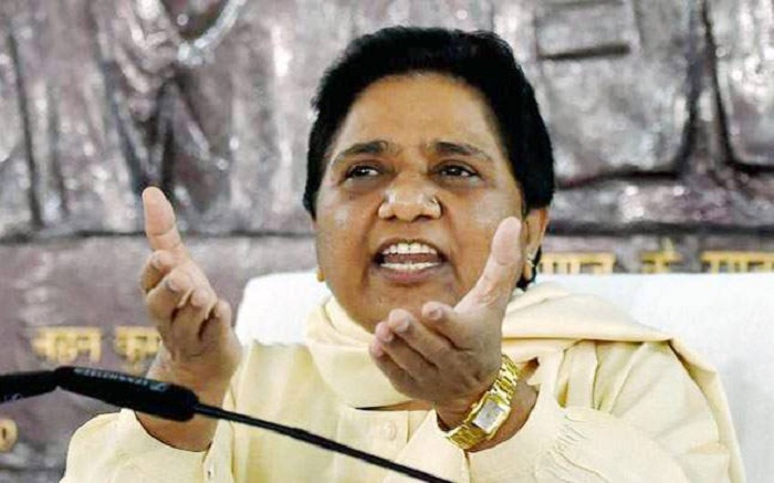 mayawati addressed public meeting