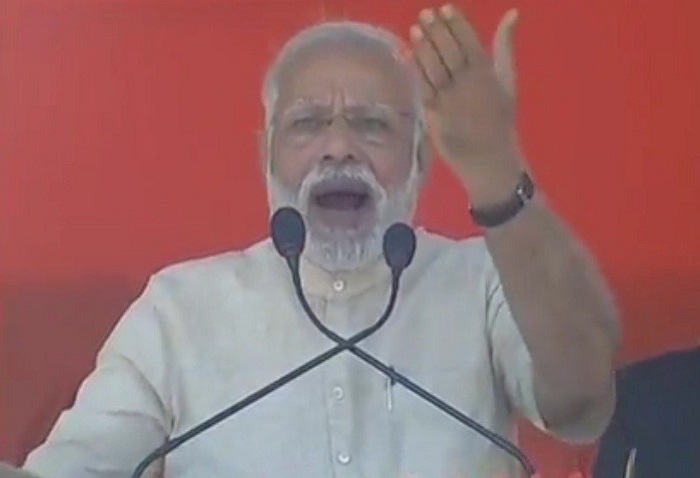 pm modi addressed mau rally