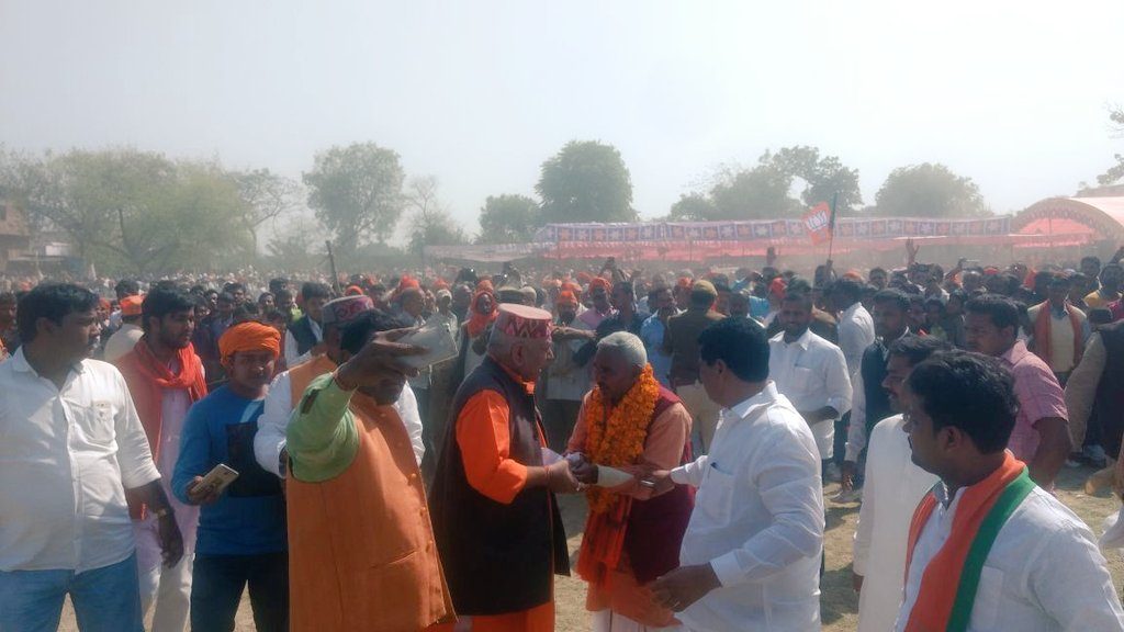manoj sinha ballia rally