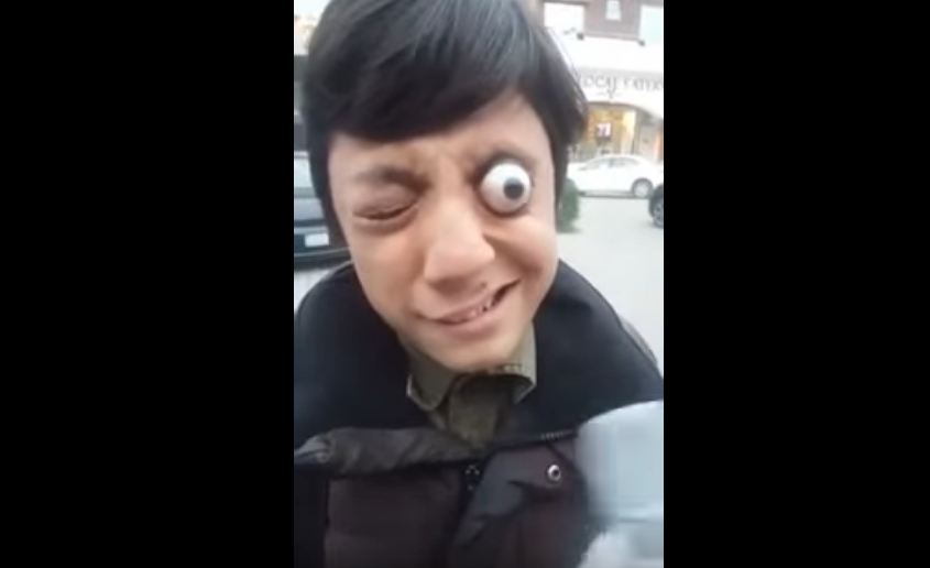 Boy Pop His Eyes Out
