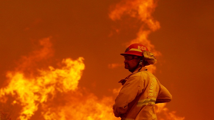 airforce station fire broke out