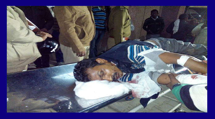 bomb attack in bahraich images