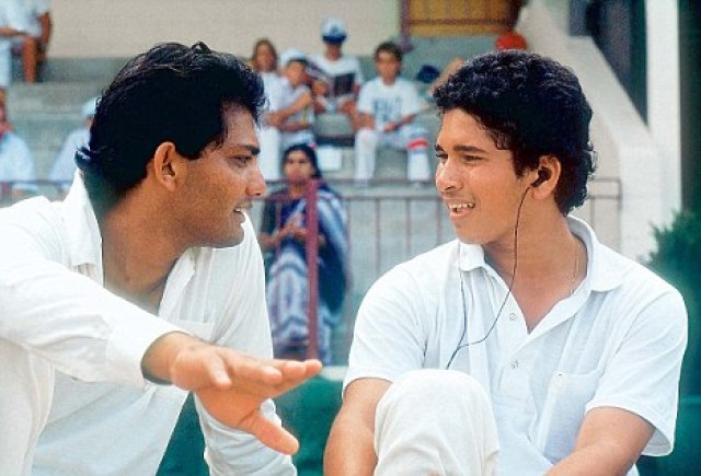Mohammed Azharuddin and Sachin Tendulkar