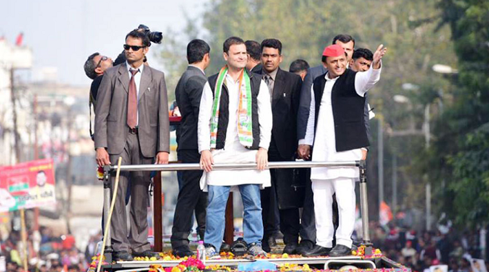 akhilesh rahul road show