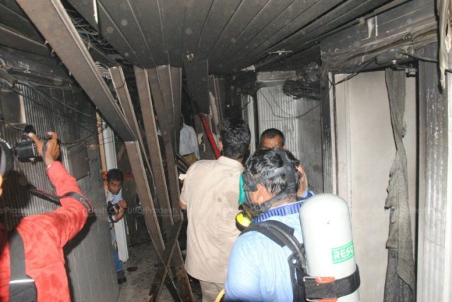 bapu bhavan fire