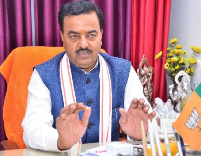 keshav maurya reaches lok bhawan