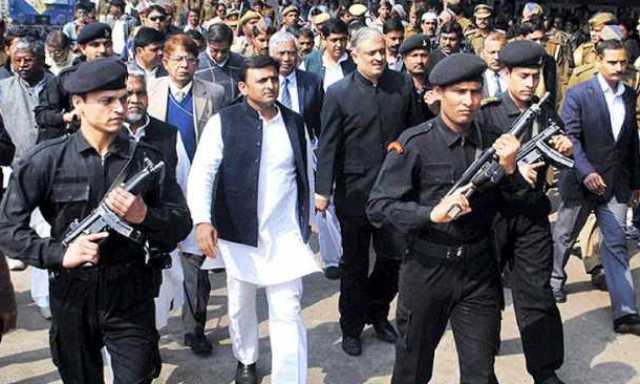 samajwadi party leaders security