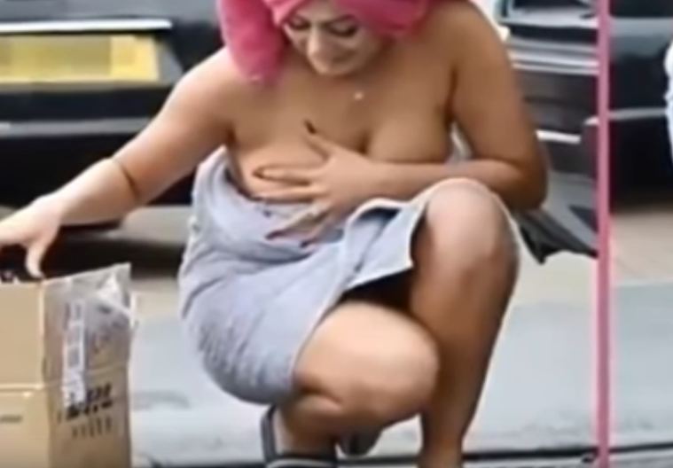 Actress Towel Video