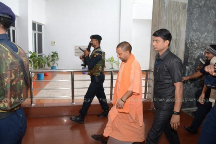 CM Yogi reaches annexe