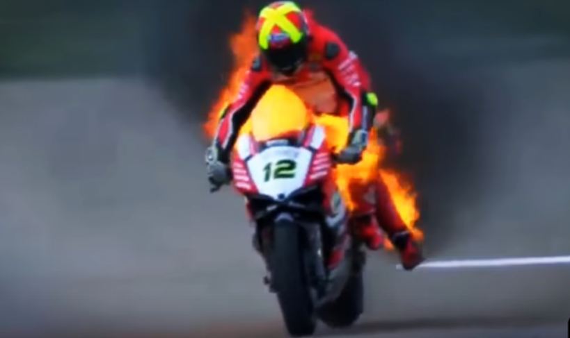 BIKE ON FIRE
