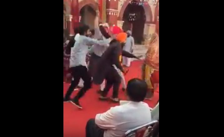 Groom Become Angry