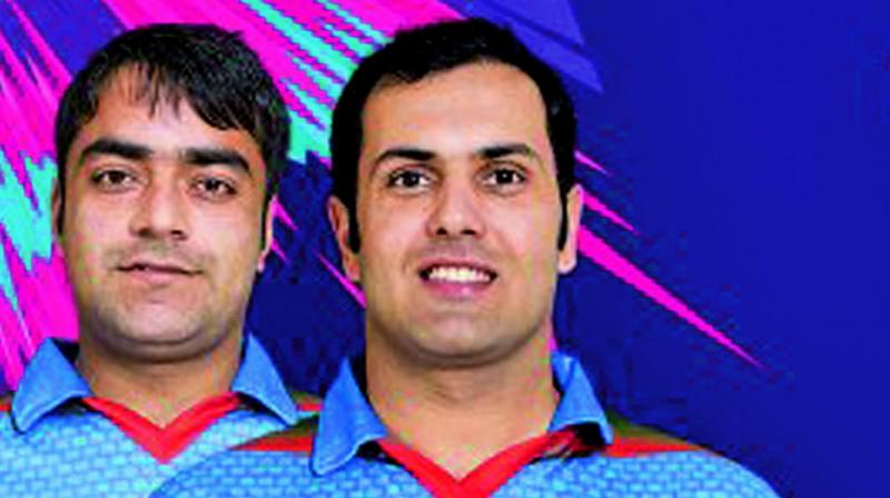 Rashid Khan and Mohammad Nabi
