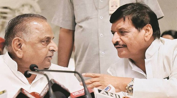 mulayam shivpal meeting