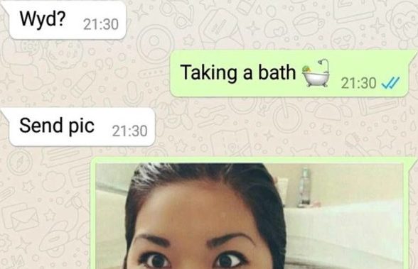 woman bath