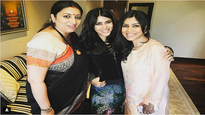 smriti irani instagram account
