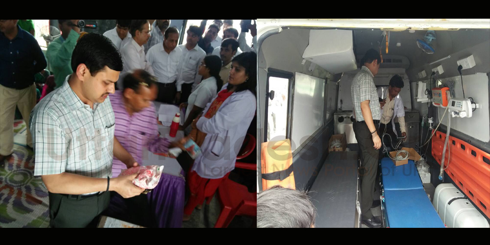 dm lucknow inspection mohanlalganj