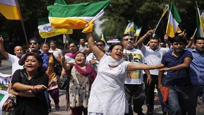 gorkha janmukti morcha protest