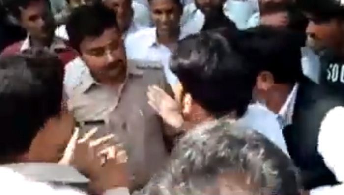 advocate police clash