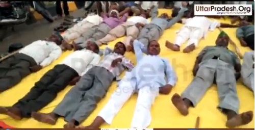farmers protest