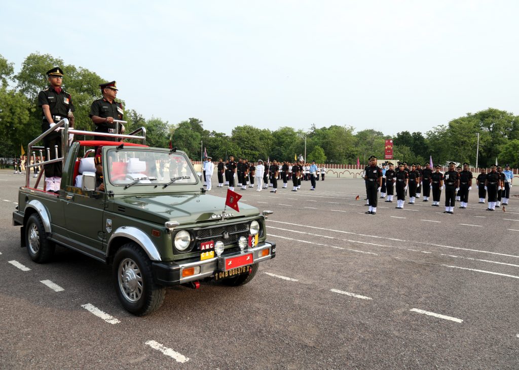 ceremonial parade of mobc-215