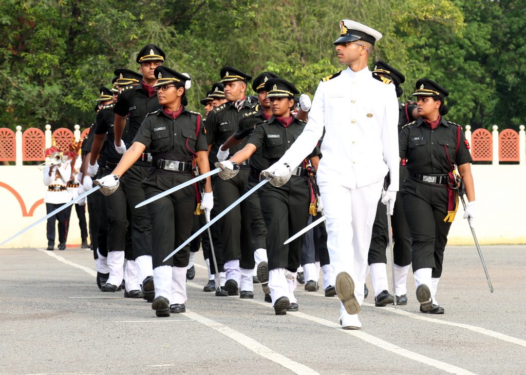 ceremonial parade of mobc-215
