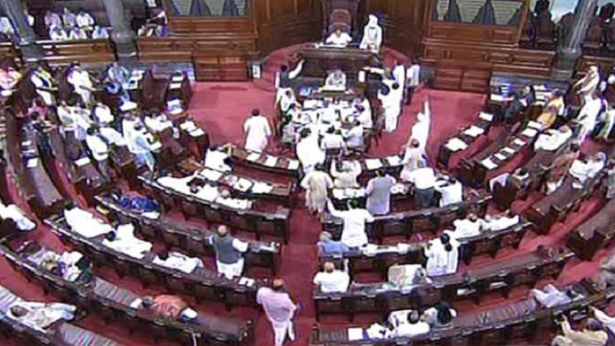 rajya sabha congress ruckus