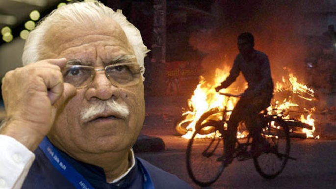 haryana violence cm khattar