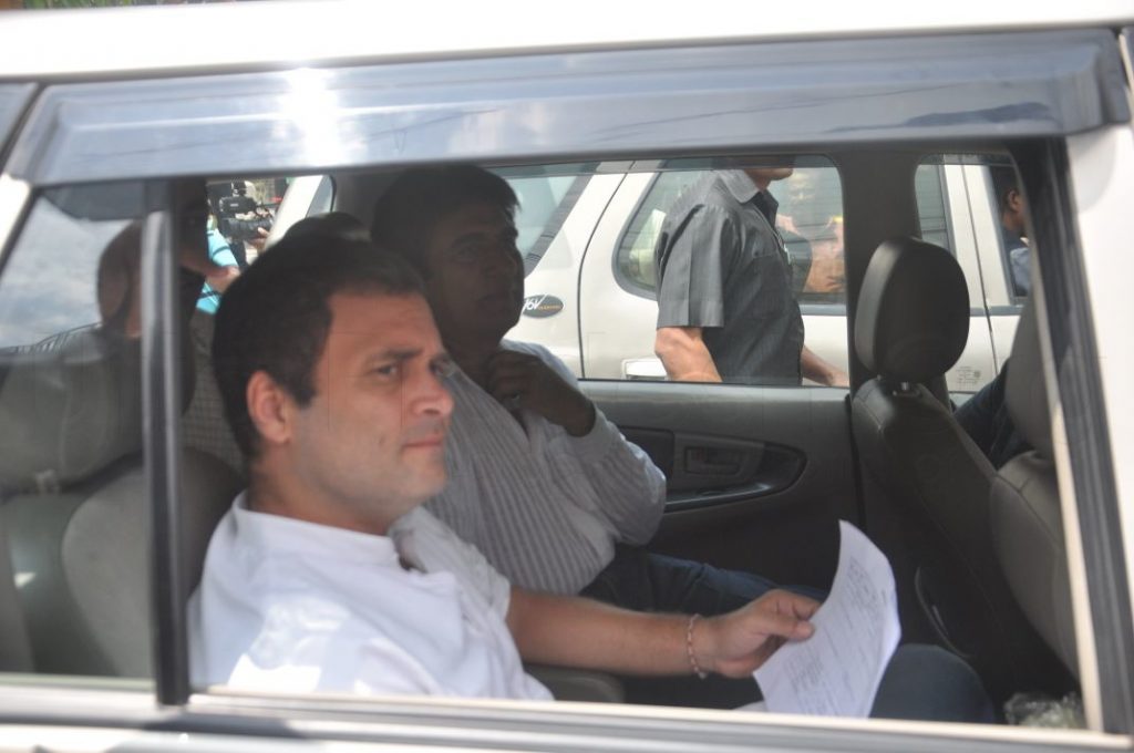 rahul reaches lucknow