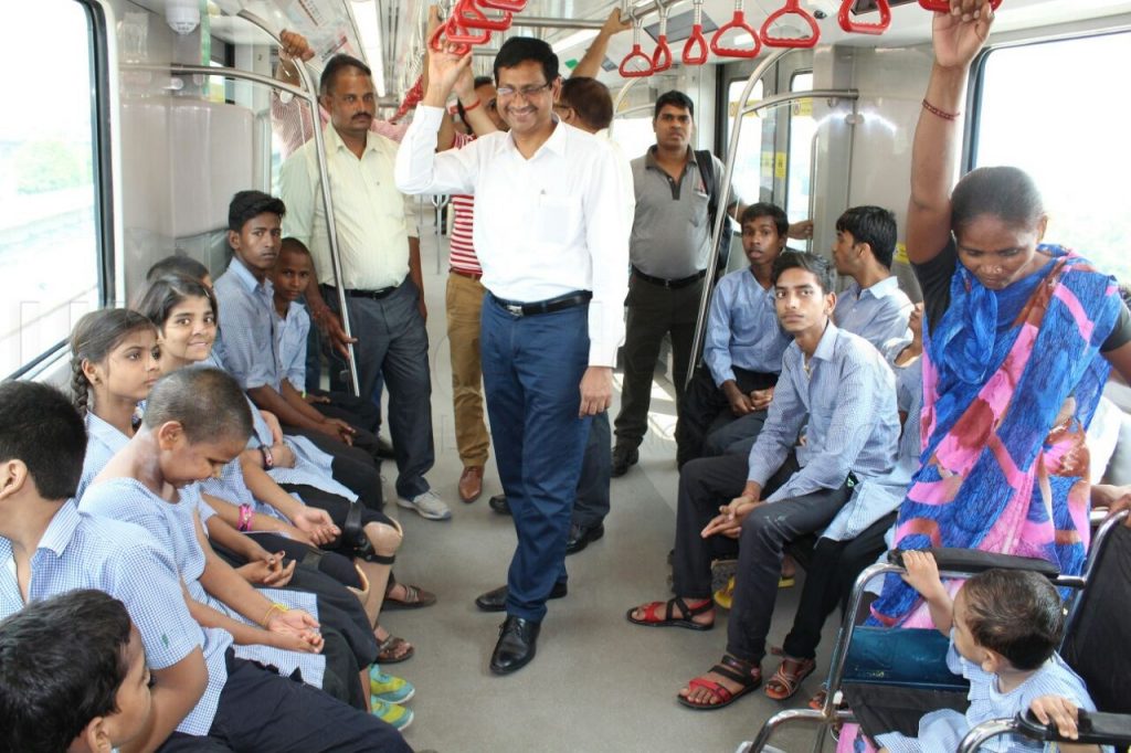 Divyang Children's Ride Lucknow Metro