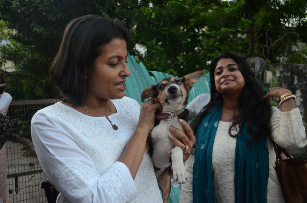 Actress Jaya Bhattacharya celebrates day in lucknow